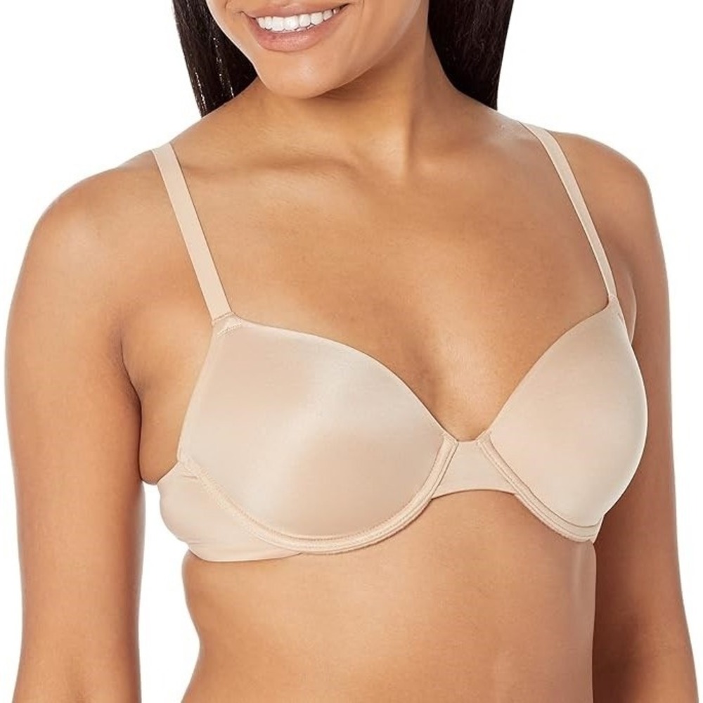 NWT Natori 32DD Revelation Underwire Bra Beige 115524
